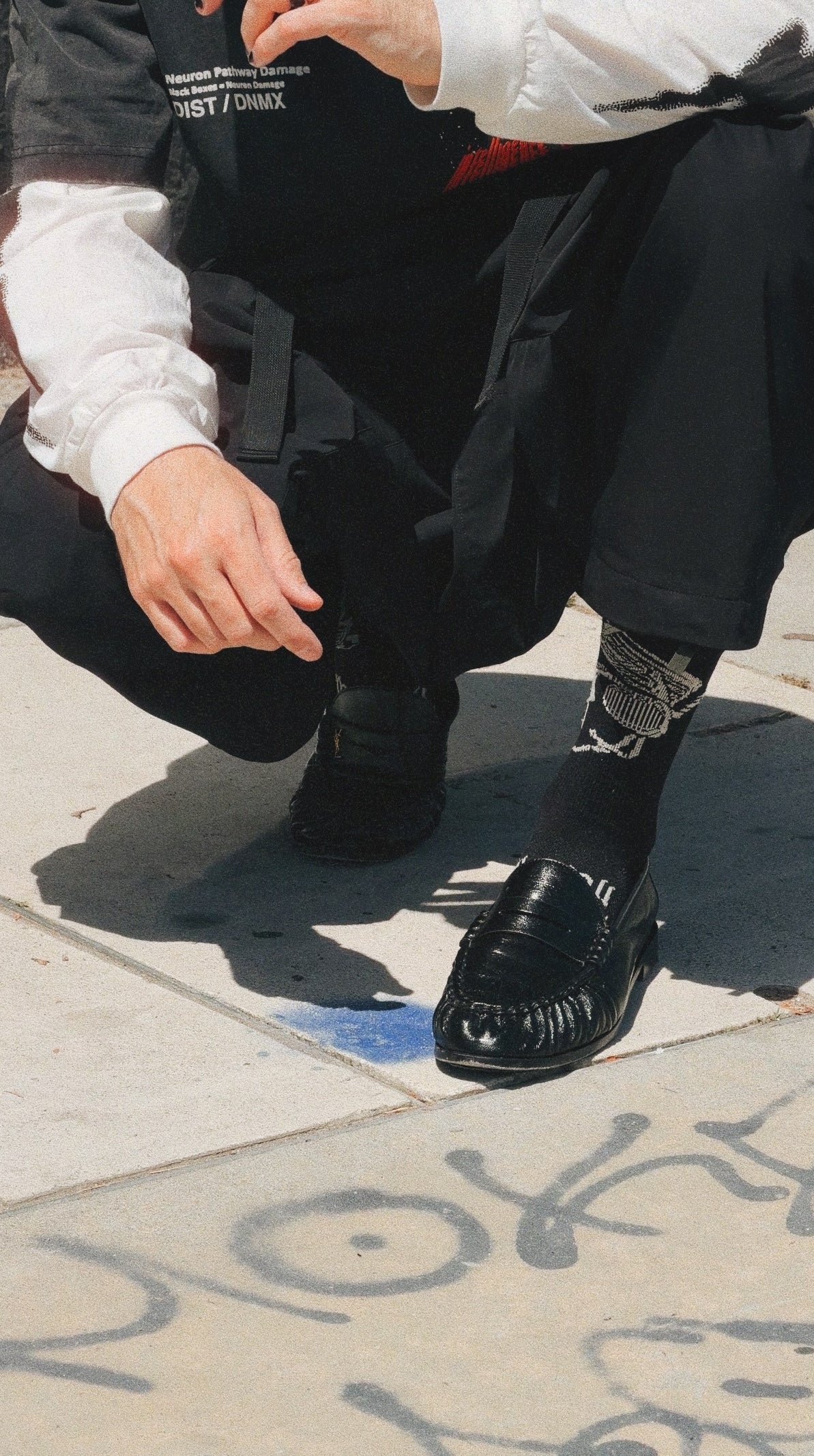 DIST / DNMX x SKULLPHONE Sock