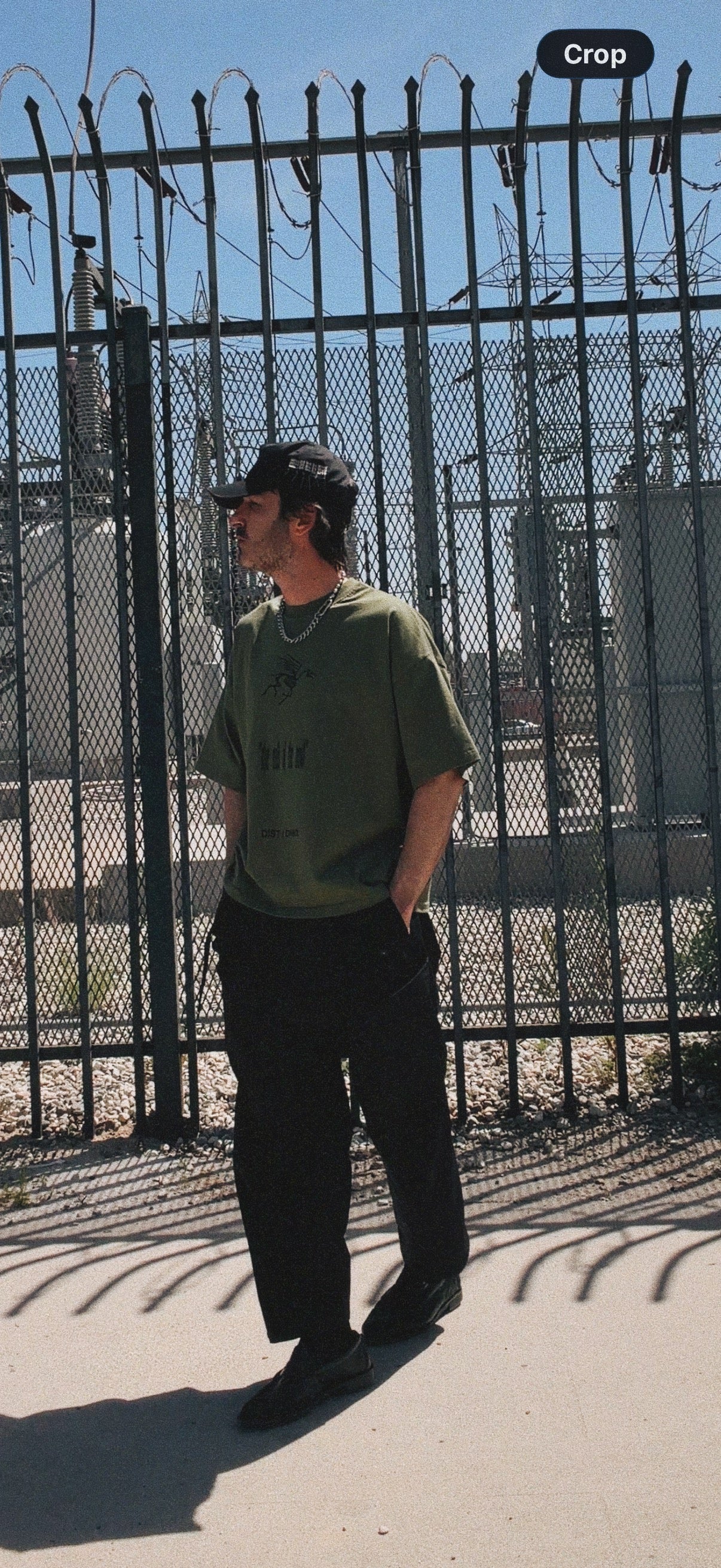 DIST / DNMX X SKULLPHONE "The Call of The Void" T in OLIVE