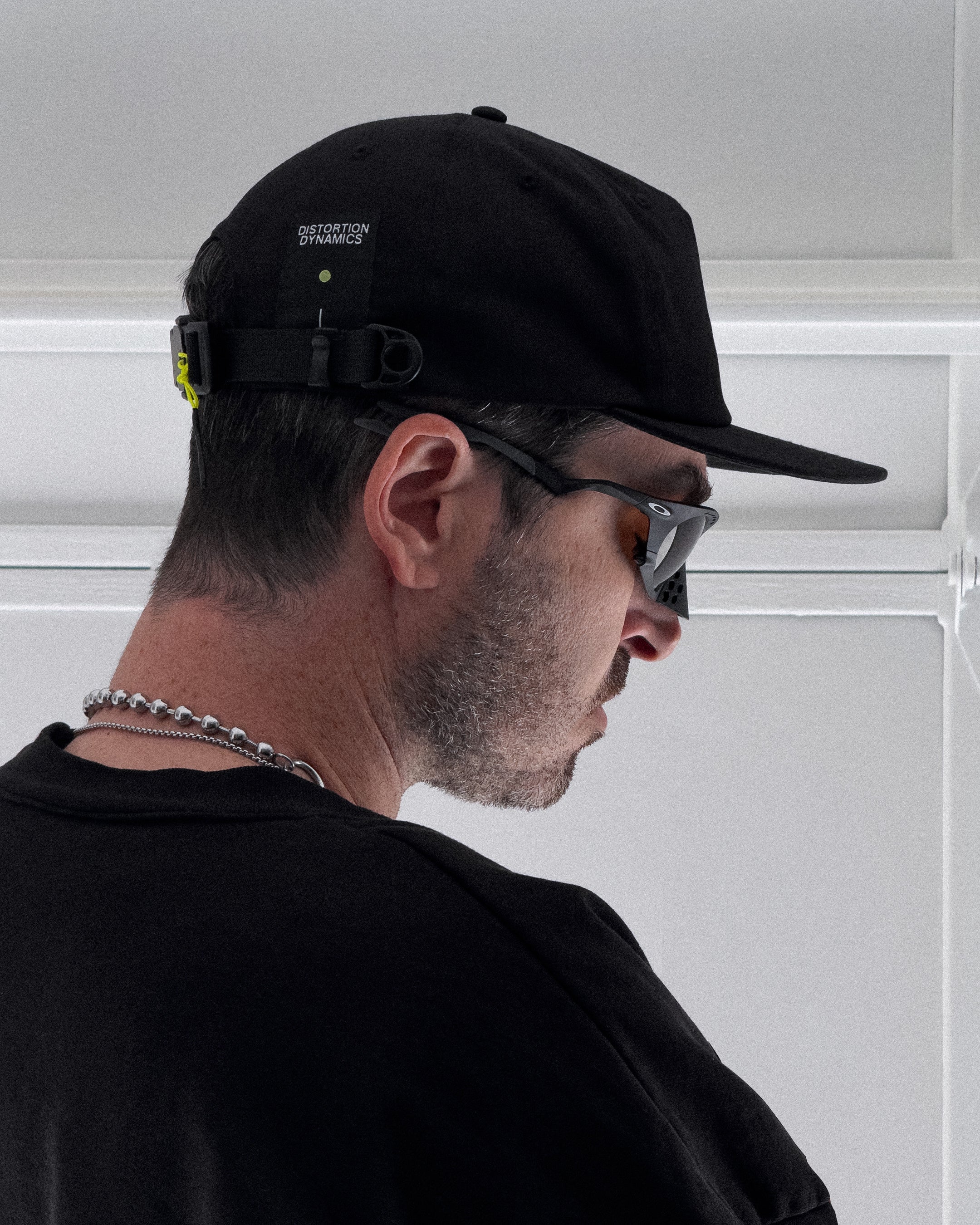 HEADGEAR 5-Panel Unstructured Black – DISTORTION DYNAMICS