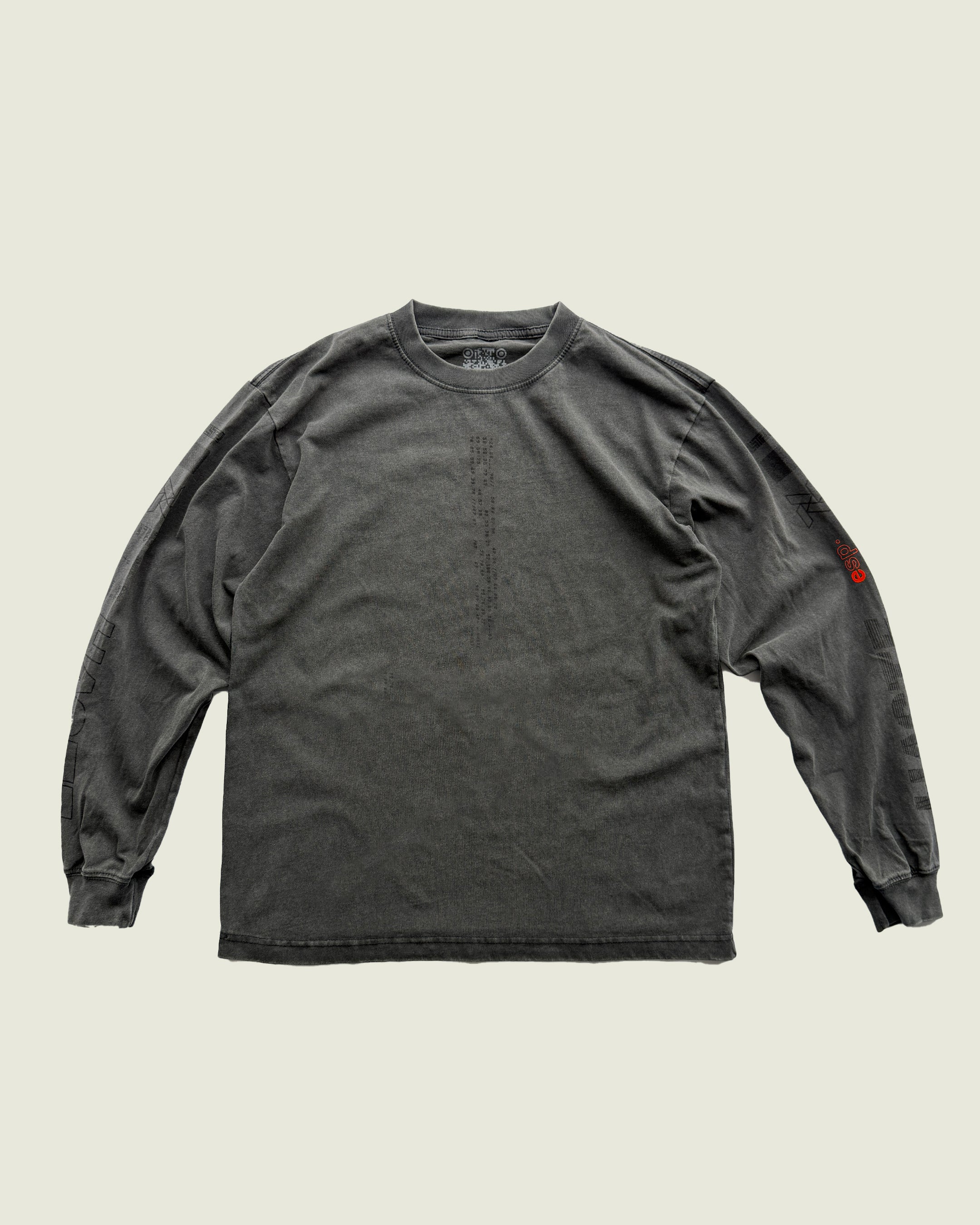 HASTE x DIST / DNMX ESP Long Sleeve T Black Fade