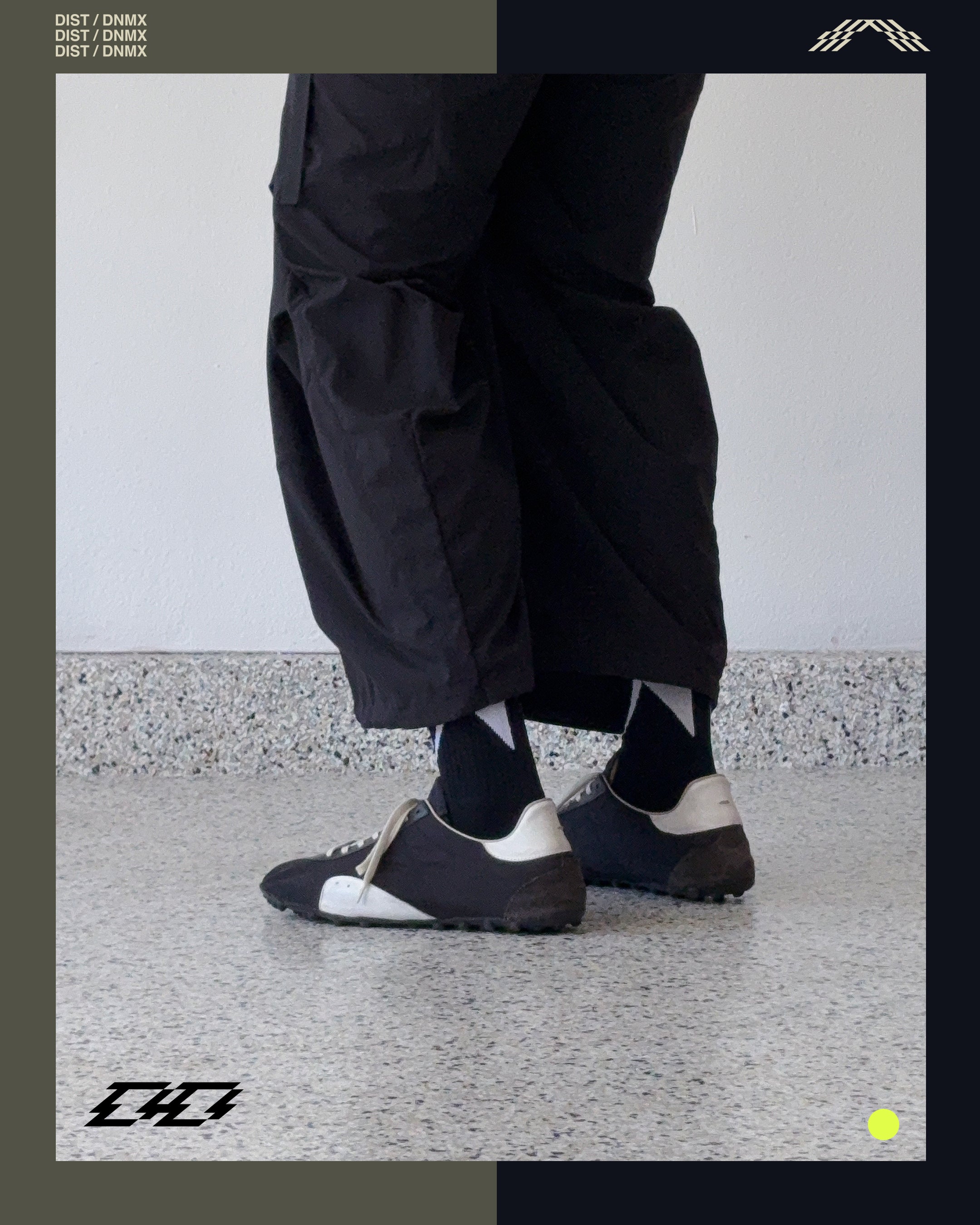 TECHNO ASYMMETRICAL SOCK (3-Pack)