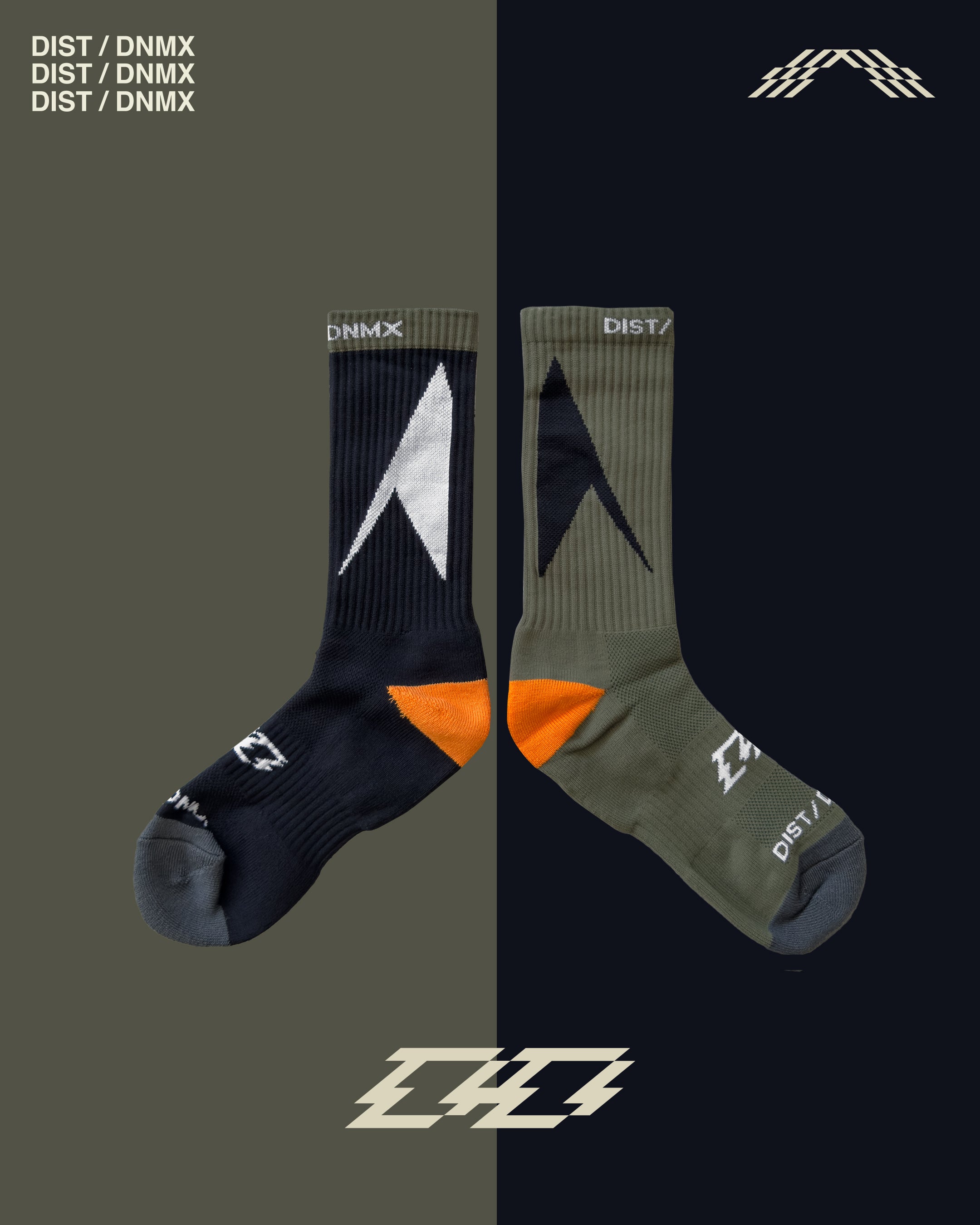 TECHNO ASYMMETRICAL SOCK (3-Pack)