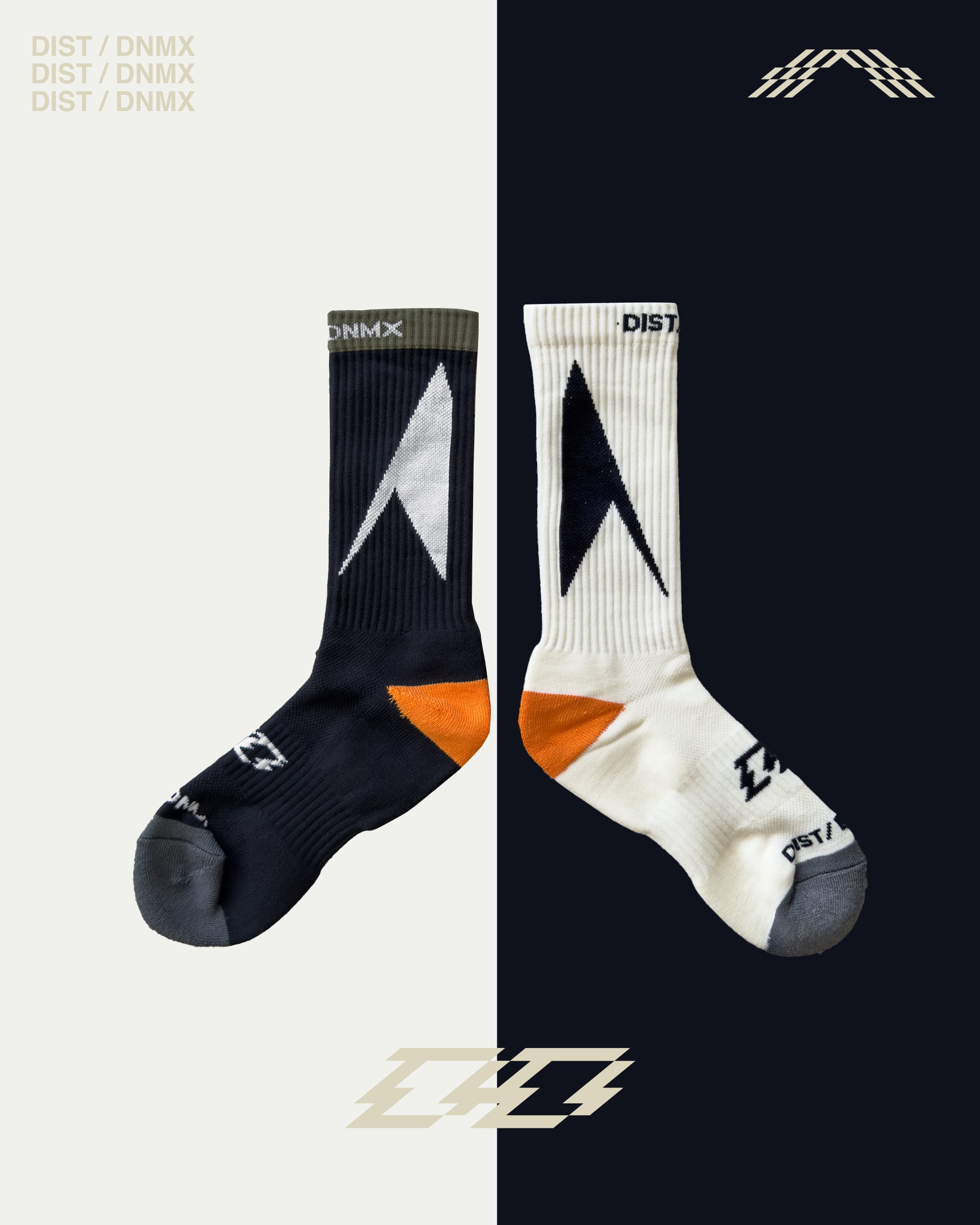 TECHNO ASYMMETRICAL SOCK (3-Pack)
