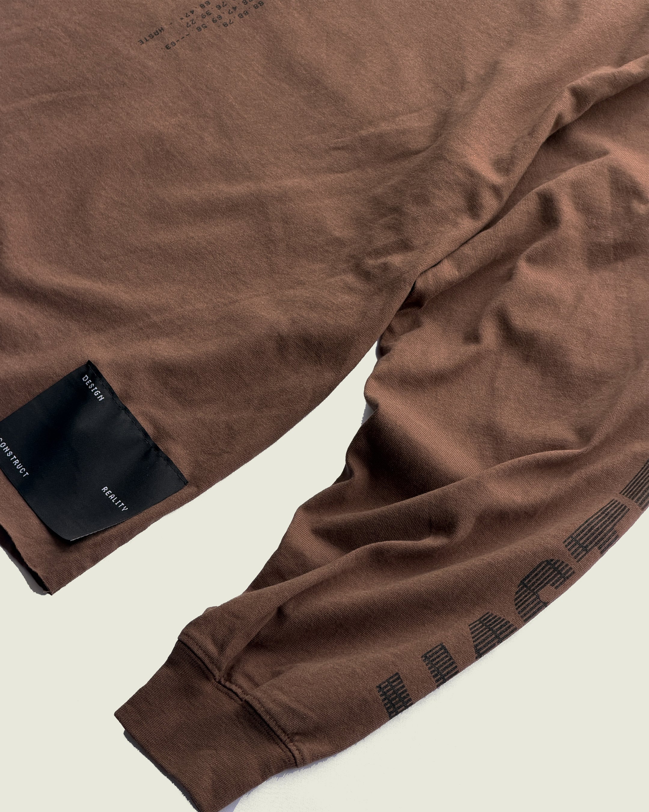 HASTE x DIST / DNMX ESP Long Sleeve T Brown
