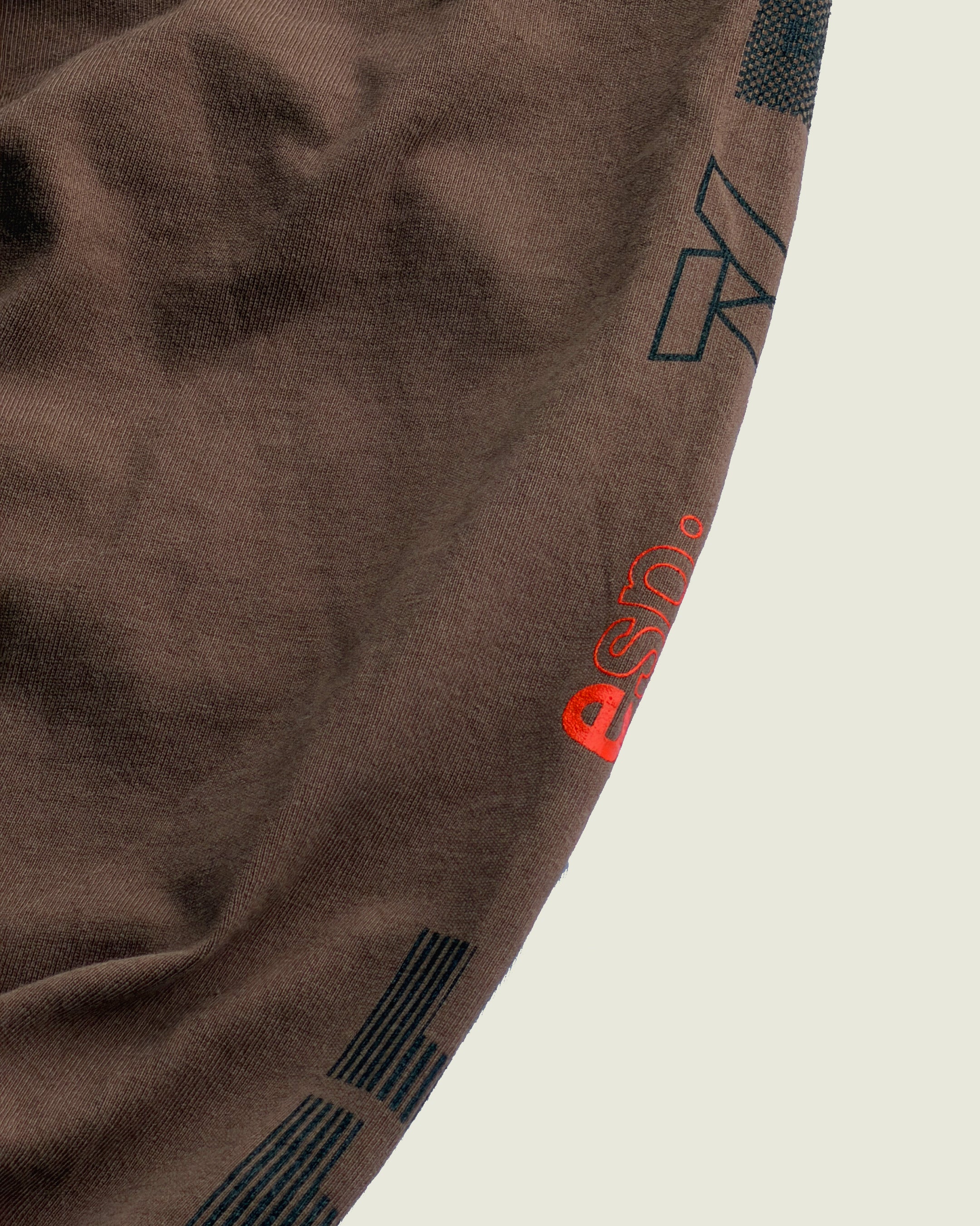 HASTE x DIST / DNMX ESP Long Sleeve T Brown