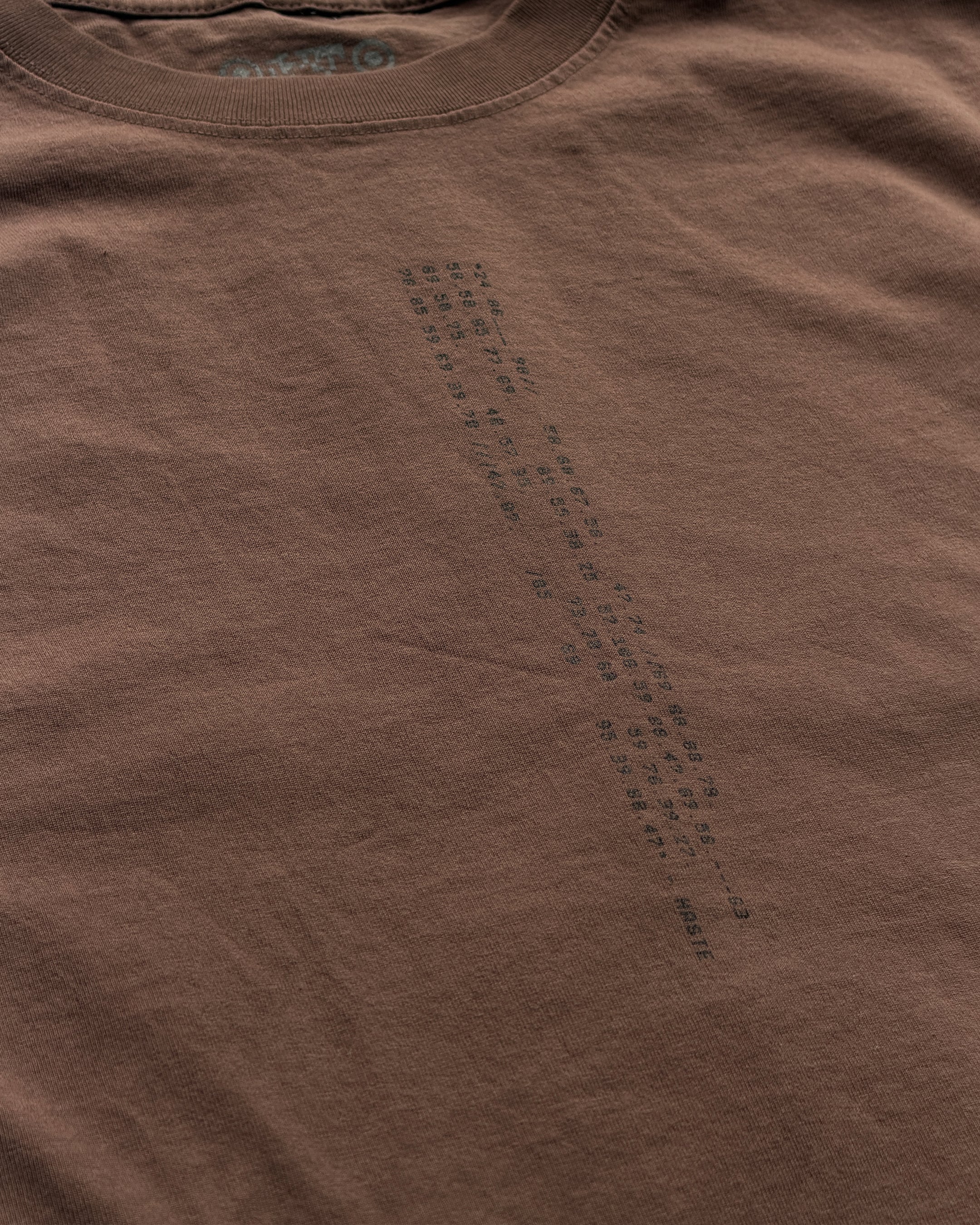HASTE x DIST / DNMX ESP Long Sleeve T Brown