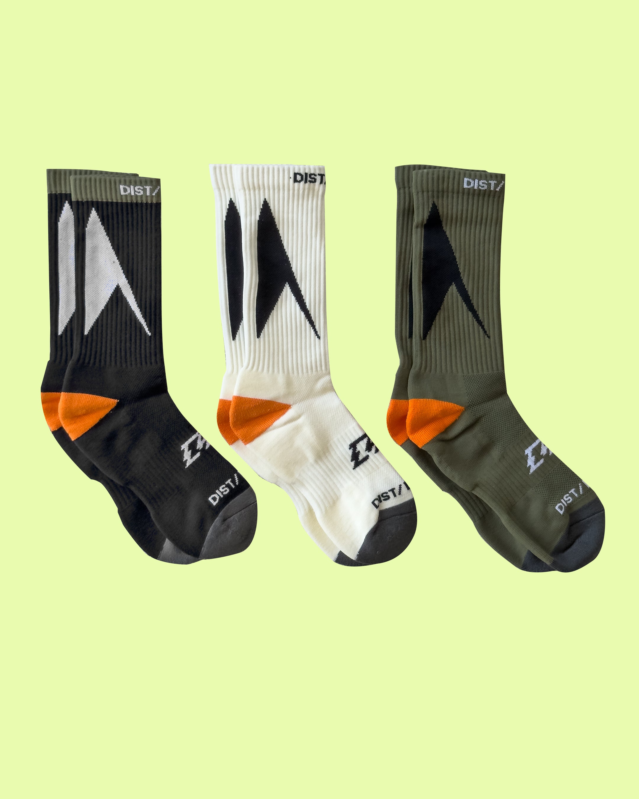TECHNO ASYMMETRICAL SOCK (3-Pack)