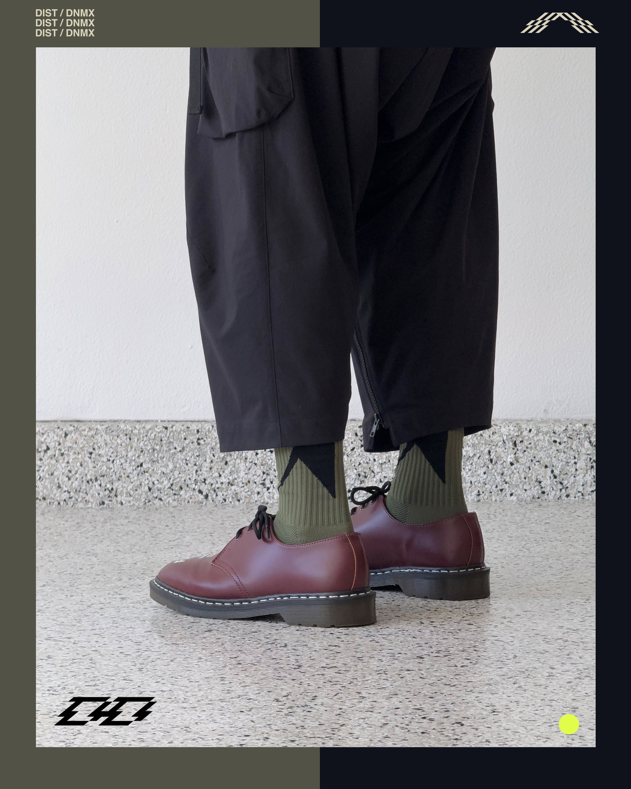 TECHNO ASYMMETRICAL SOCK (3-Pack)