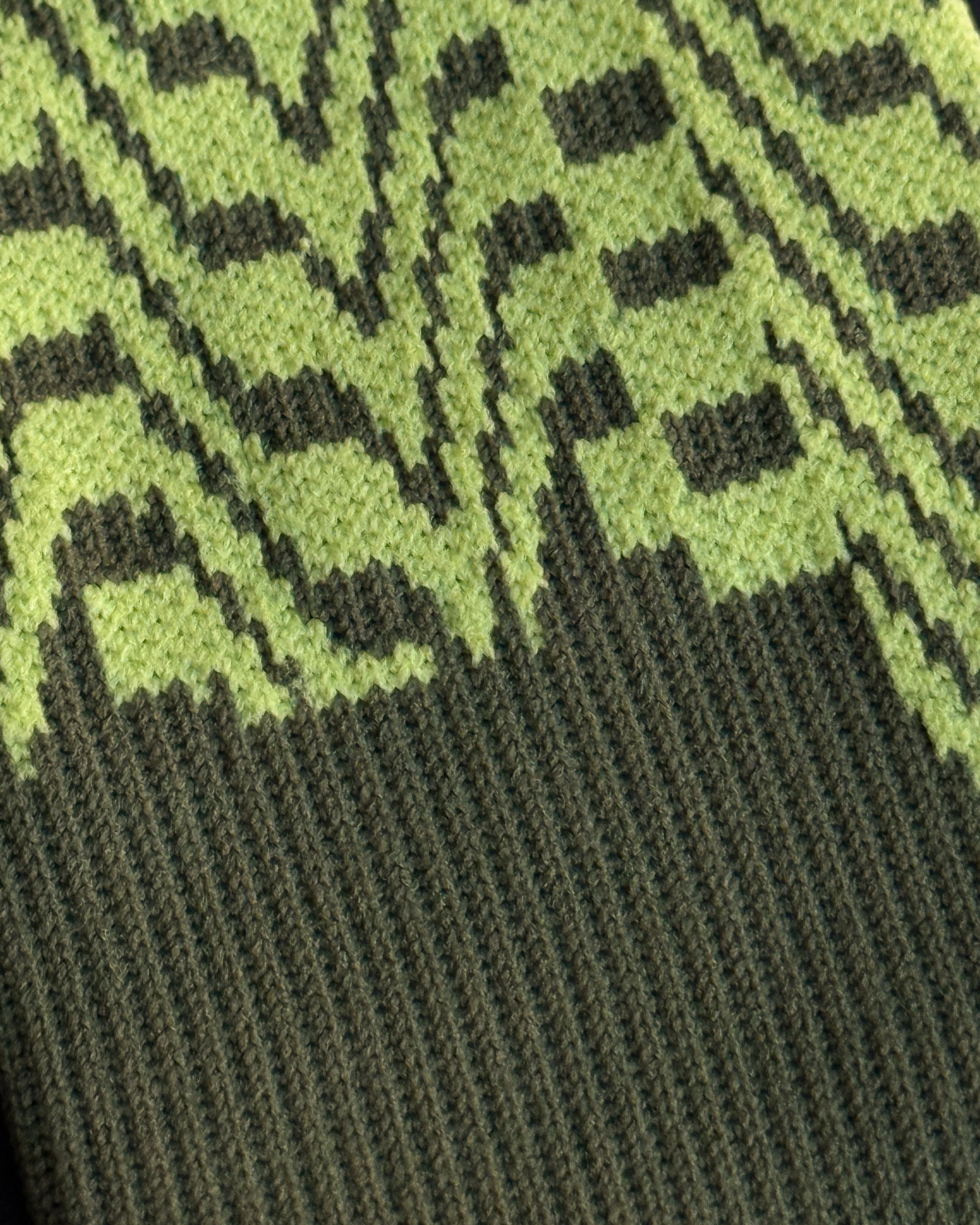 TECHNO SPEED Sock - Black/Olive/Neon