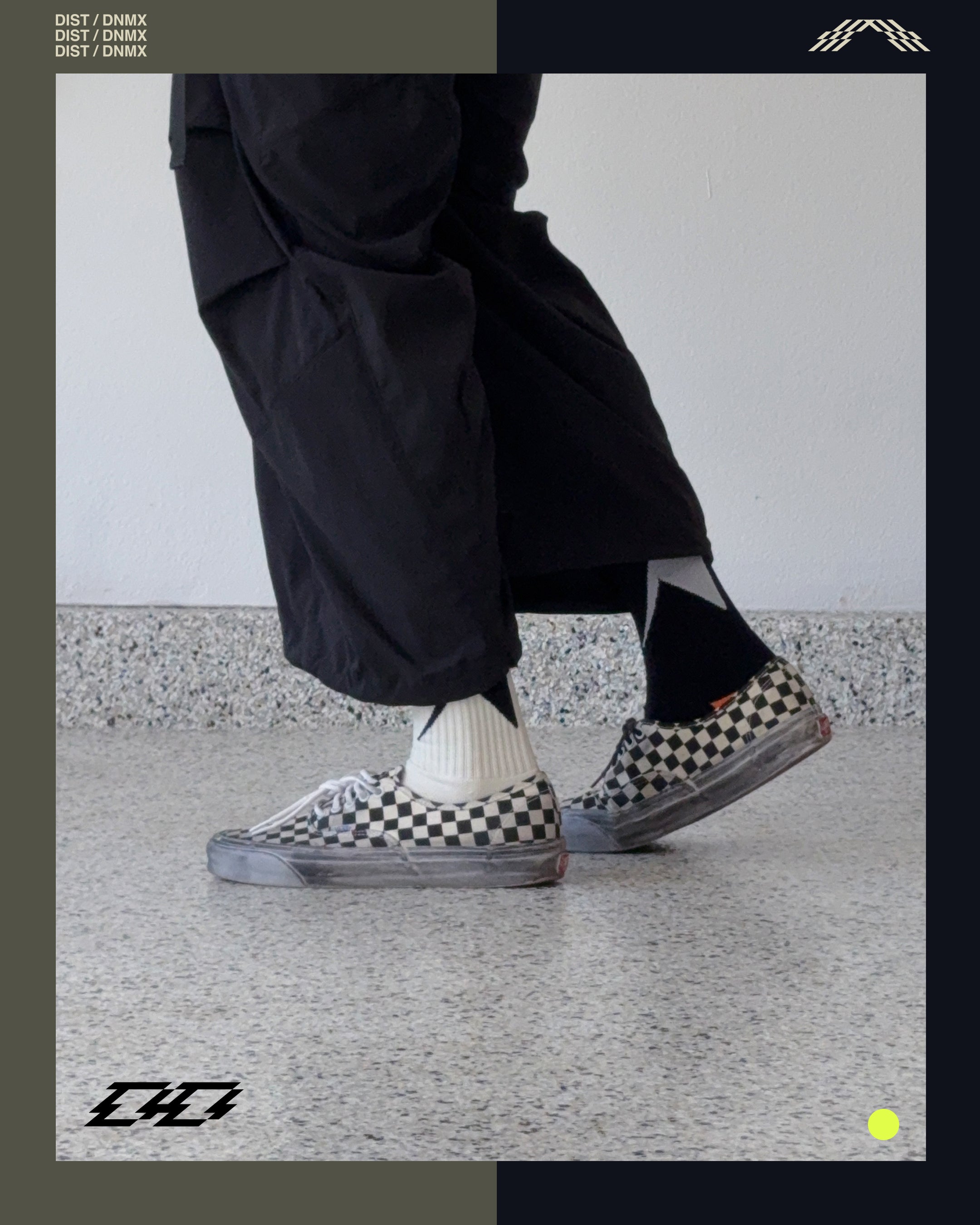 TECHNO ASYMMETRICAL SOCK (3-Pack)