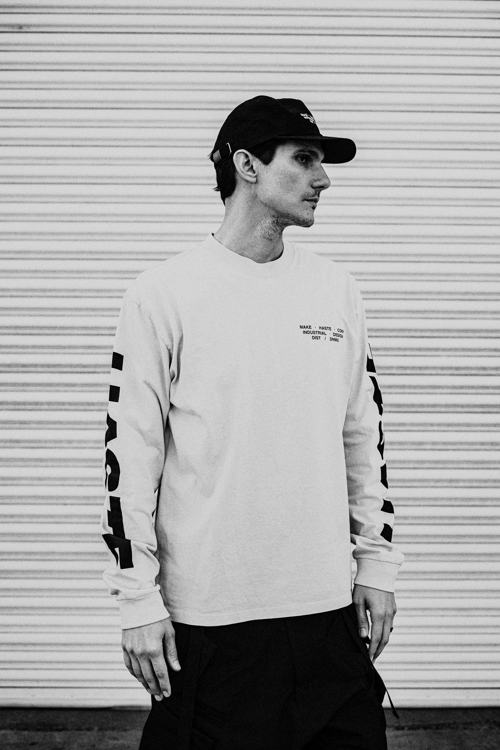 HASTE x DIST / DNMX HEADGEAR 5-Panel Unstructured Black