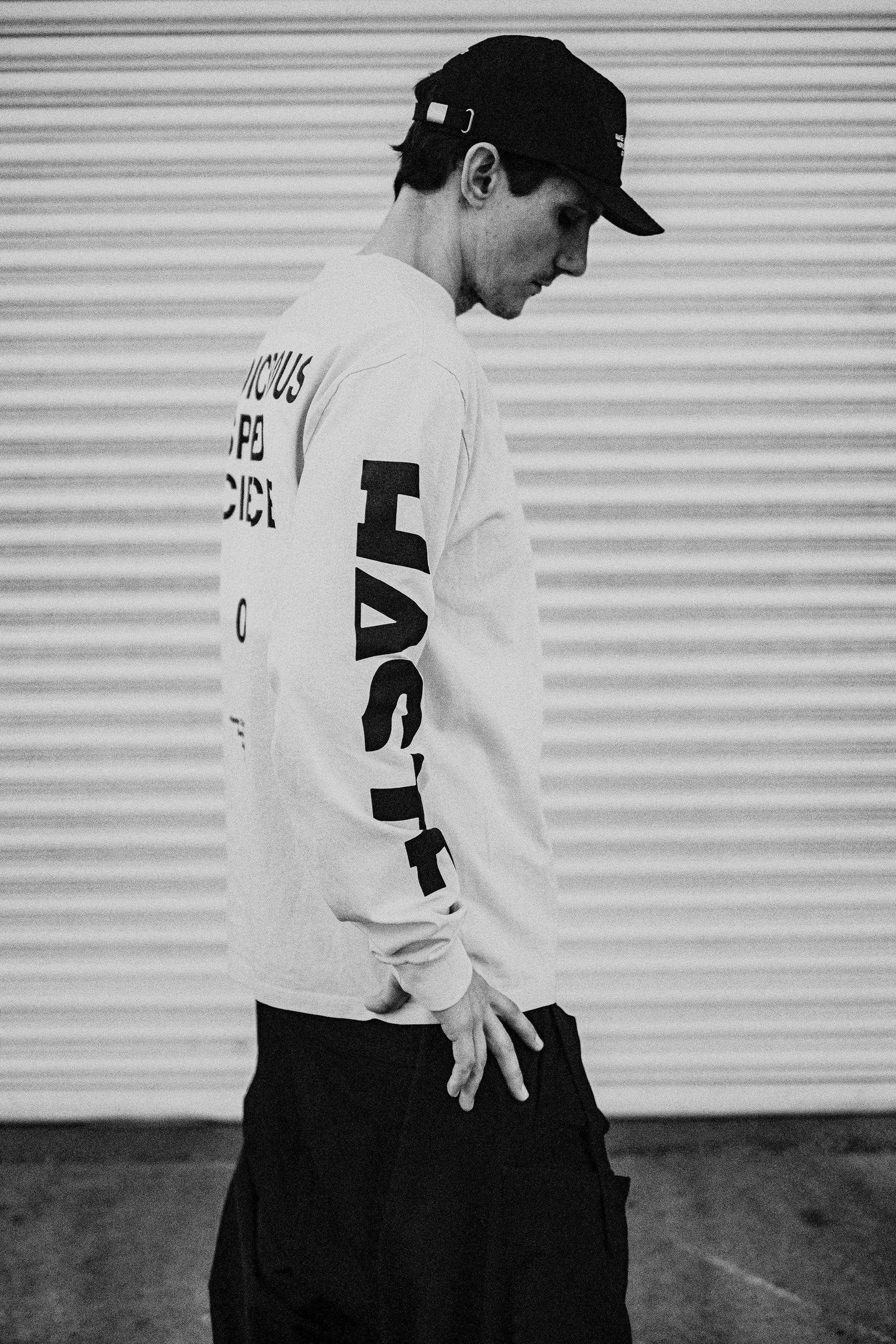 HASTE x DIST / DNMX HEADGEAR 5-Panel Unstructured Black