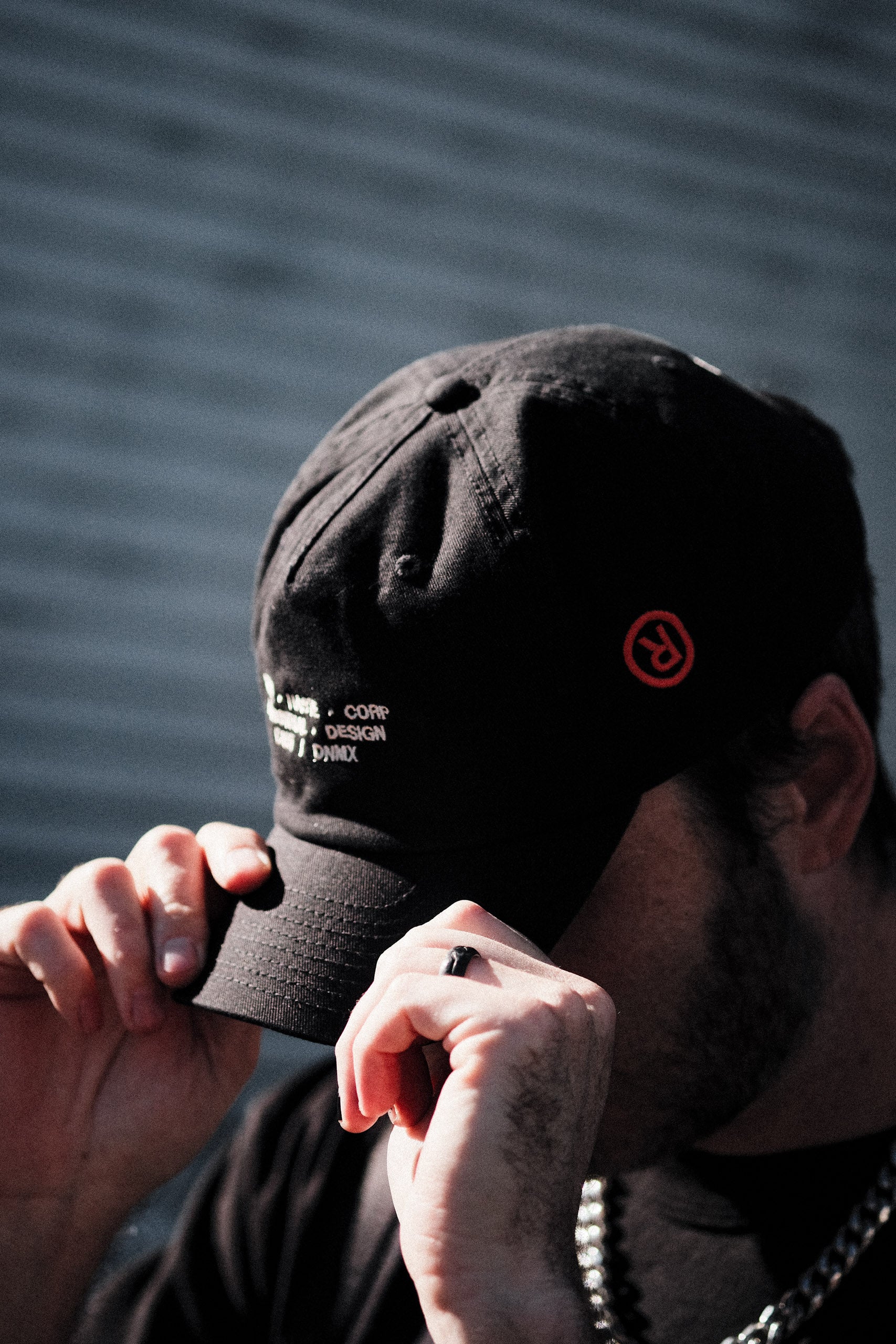 HASTE x DIST / DNMX HEADGEAR 5-Panel Unstructured Black